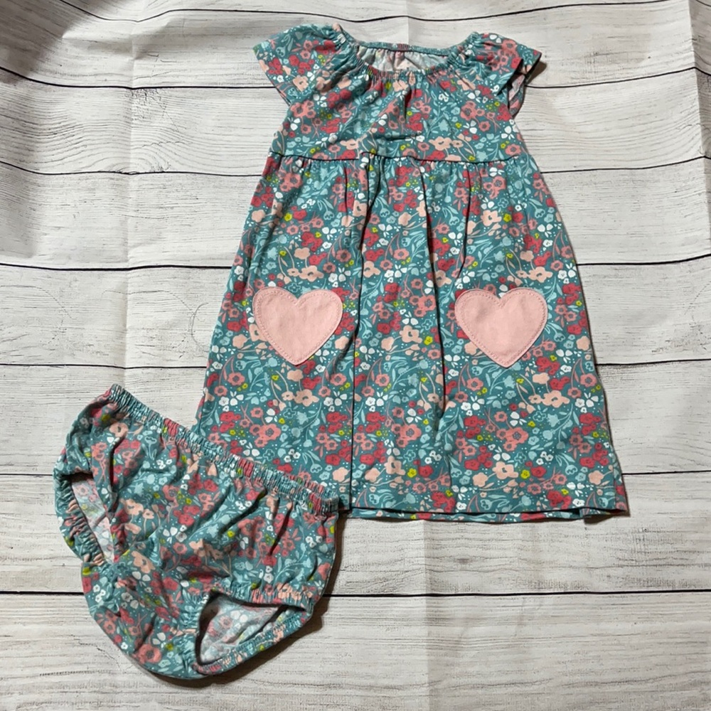 Child of Mine Floral Short Sleeve Dress size 18M